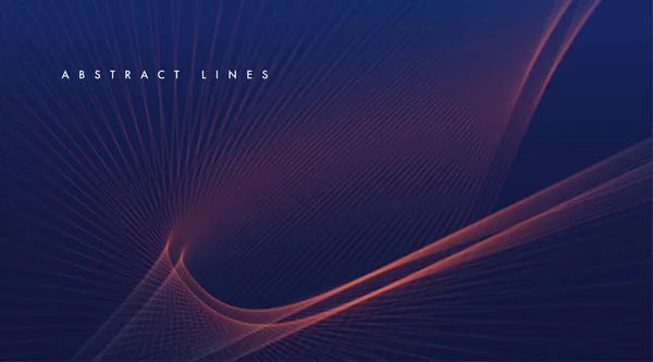 Abstracte Lijnen Blauwe Achtergrond Grafisch Concept Voor Ontwerp — Stockvector