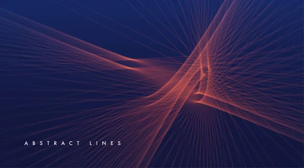 Abstract Lines Blue Background Graphic Concept Your Design — 图库矢量图片