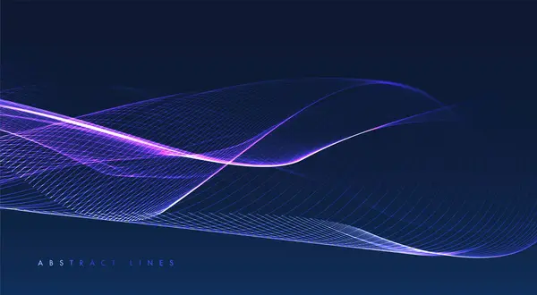 抽象的な色の動的波 現代のアブストラクトカバー カラフルな曲線 あなたのデザインのグラフィックコンセプト ベクターグラフィックス