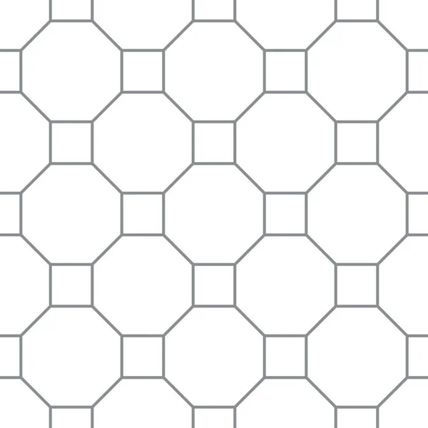 Kare ve altıgen şeklinde kusursuz döşeme kalıpları. Çapraz geometrik baskısı olan basit bir duvar kağıdı. Tek renkli vektör arkaplanı.