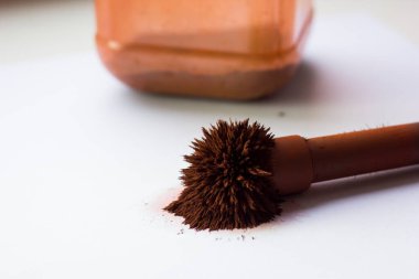 Parmak izi tozlu manyetik fırça..