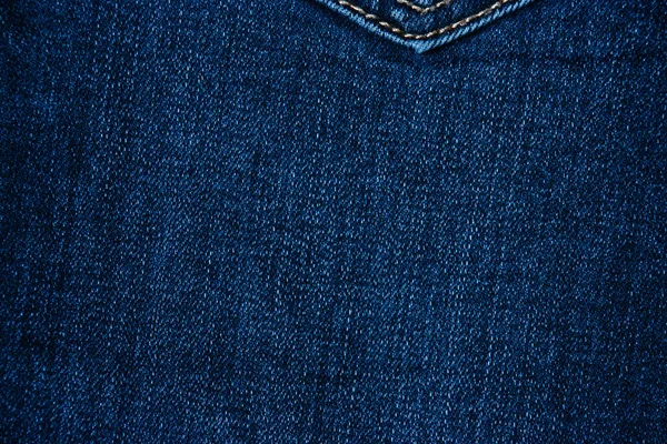 Niebieski Dżinsowy Materiał Bliska Dżinsowe Tło Przestrzenią Kopiowania — Zdjęcie stockowe