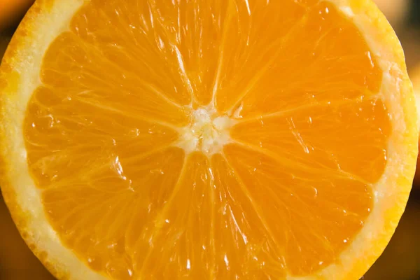 맛있는 오렌지색 오렌지 매크로 — 스톡 사진