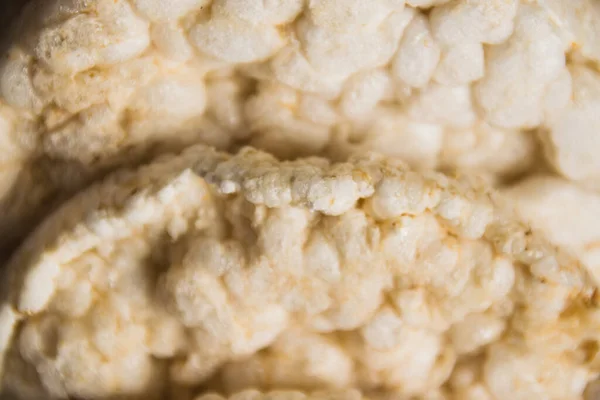 Пищевой Фон Хрустящий Рисовый Хлеб Концепция Питания Хорошая Фигура — стоковое фото