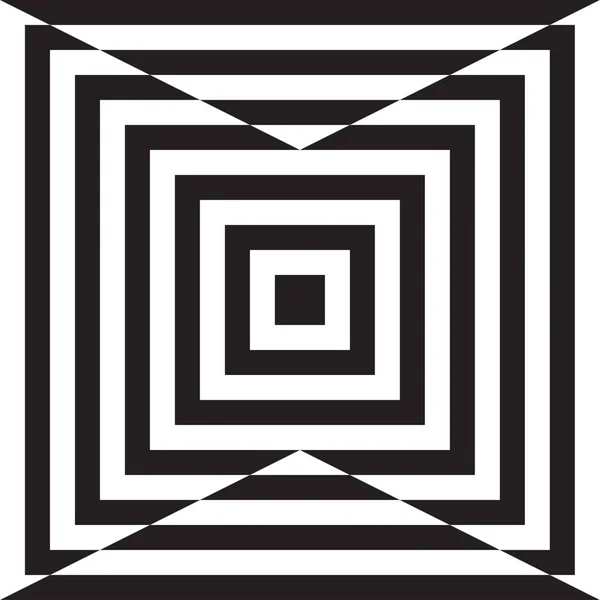 Fundo Padrão Geométrico Abstrato Com Triângulo Preto Branco Formas Quadradas — Vetor de Stock