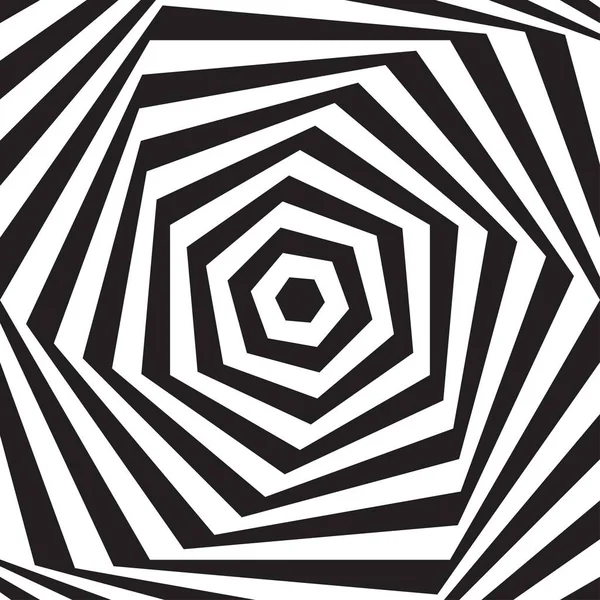 Fundo Padrão Geométrico Abstrato Com Formas Hexágono Preto Branco — Vetor de Stock
