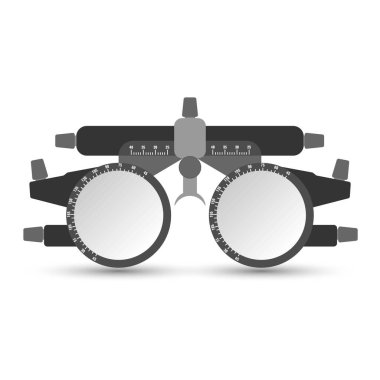 Optik deneme lens çerçevesi, optometri için göz testi gözlüğü ayarlanabilir