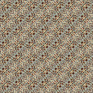 Abstract pattern of leopard skin