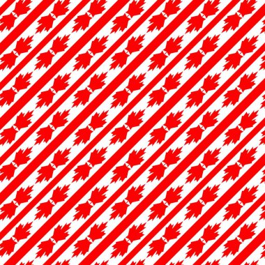 Abstract pattern of Canada flag
