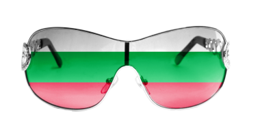 İzole edilmiş güneş gözlüğü