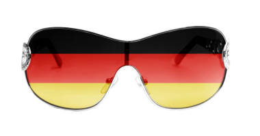 İzole edilmiş güneş gözlüğü