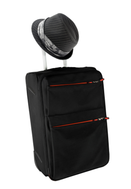 İzole edilmiş bavul.