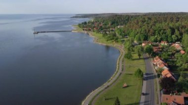 Curonian Spit Ulusal Parkı, Juodkrante, Litvanya, hava manzarası