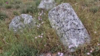 Epidaurus, Moreloponnese, Yunanistan 'daki antik Yunan medeniyetinin kalıntıları