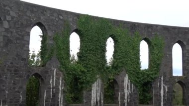 McCaig 'in Kulesi ve Battery Hill, Panoramik, Oban, İskoçya