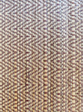 Paspasın üzerindeki dalga deseninin yakınındaki yerel restoranın duvarında dekorasyon için yakın plan, arka plan için ön görüş..