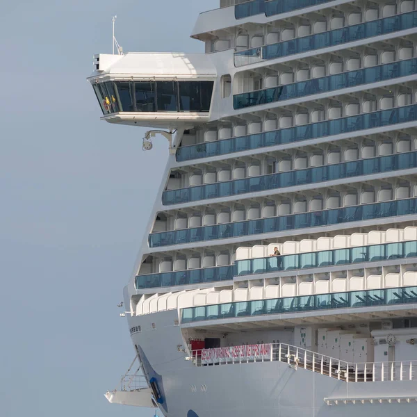 Gdynia_Poland_July_11 Photo Big 330 Meters Long Sky Princess Cruising Vessel — Stock Photo, Image