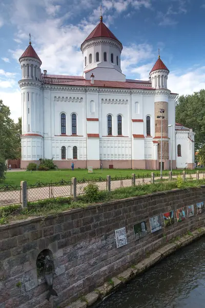 Vilnius Lituania Agosto 2023 Cattedrale Ortodossa Della Theotokos — Foto Stock