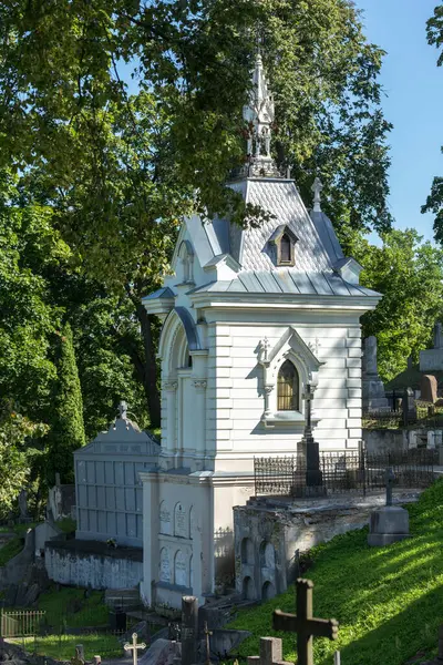 Vilnius Litvanya Ağustos 2023 Vilnius Taki Rossa Mezarlığı Şapel — Stok fotoğraf