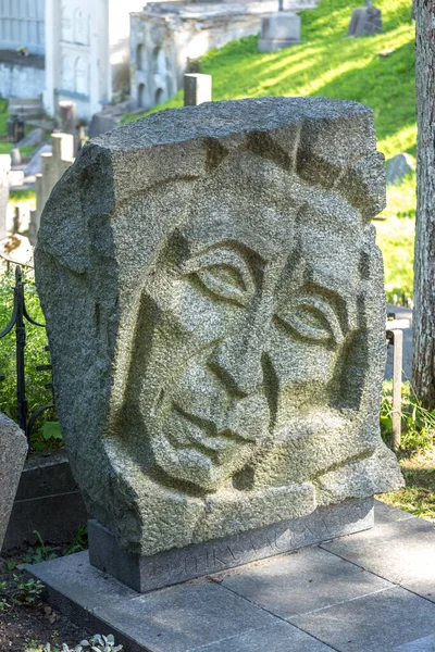 立陶宛维尔纽斯2023年8月14日 Petras Vaiciunas墓地维尔纽斯的Rossa公墓 — 图库照片