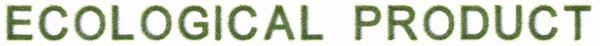 Концепция Концепция Зеленой Газонной Травы Образующей Экологический Продукт Текст Изолирован — стоковое фото