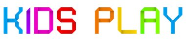 Eğlence ve oyun, çocukluk, hayal gücü, yaratıcılık, mutluluk ve neşe metaforu olarak beyaz zemin üzerinde izole edilmiş KIDS Play yazısını oluşturan vektör kavramı veya kavramsal kağıt origami yazı tipi