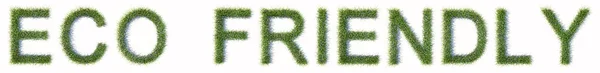 Konzept Oder Konzeptionelle Grüne Rasenrasen Bilden Den Eco Friendly Text — Stockfoto
