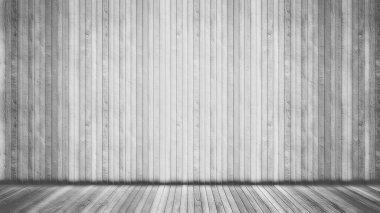 Beyaz eski ahşap ya da ahşap döşeme ve duvar yüzeyi arka planı eski, grunge ve yaratıcı projeler için mimari ve iç tasarım