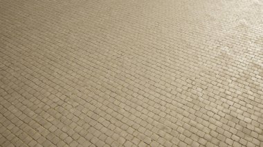 Modern model olarak pürüzsüz parke dokusu zemininin kavramsal ve kavramsal katı bej arkaplanı. İnşaat, mimari, kentsel ve iç tasarım için üç boyutlu bir örnekleme metaforu 