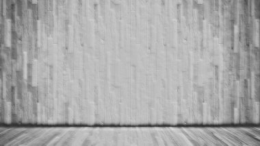 Beyaz eski ahşap ya da ahşap döşeme ve duvar yüzeyi arka planı eski, grunge ve yaratıcı projeler için mimari ve iç tasarım