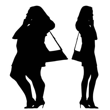 Kavramsal şişman şişman şişman kadın zayıf kadına karşı kilo verdikten sonra sağlıklı vücuda uyuyor ya da beyaz arka planda diyet. Bir fitness, beslenme veya obezite, sağlık şekli çizim vektörü siluet olarak