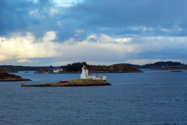 Kış mevsiminde Norveç kıyıları