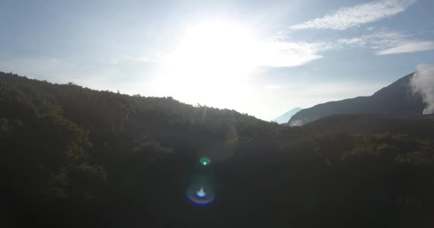 Beautiful Landscape Papandayan Mountain — Stock Video