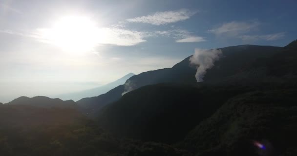 Peisaj Frumos Muntelui Papandayan — Videoclip de stoc