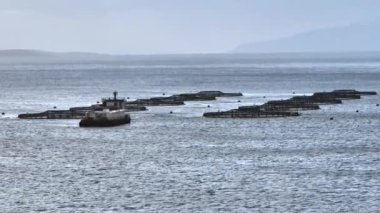 Okyanustaki Deniz Çiftliği Su Kültürü Ağları Balık Çiftliği İçin Kullanılıyor