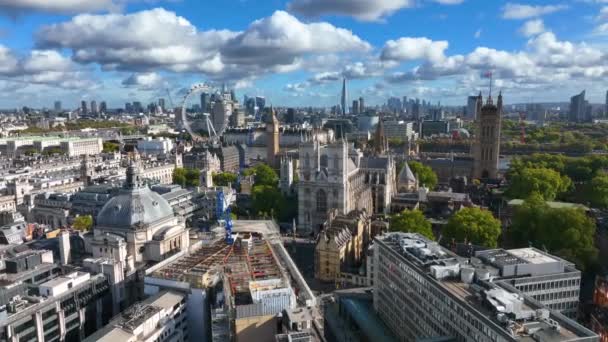Вестминстерский Лондонский Пейзаж — стоковое видео