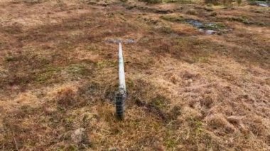 Power Outage Aftermath A Downed Power Line