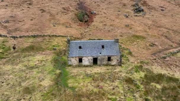 Bothy Escocia Refugio Para Exploradores Hillwalkers — Vídeo de stock