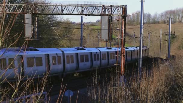Traťová Železniční Infrastruktura Velké Británii — Stock video