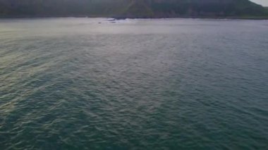 Kuzey İrlanda 'da Dev Geçidi Basalt Kaya oluşumu