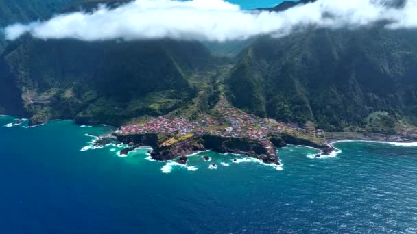 Die Gemeinde Seixal Wurde Auf Einem Vulkanischen Fluss Auf Madeira — Stockvideo