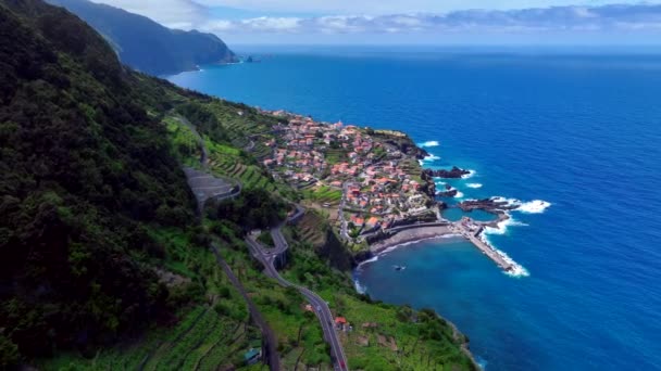 Gmina Seixal Pięknej Wyspie Madera — Wideo stockowe