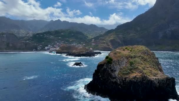 Муніципалітет Порту Крус Португальському Острові Мадейра — стокове відео