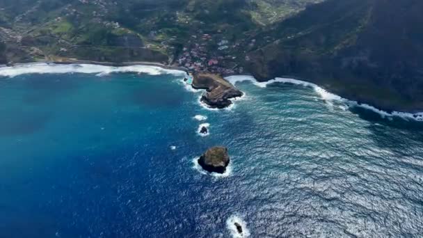 Porto Cruz Municipality Portuguese Island Madeira — Stock Video
