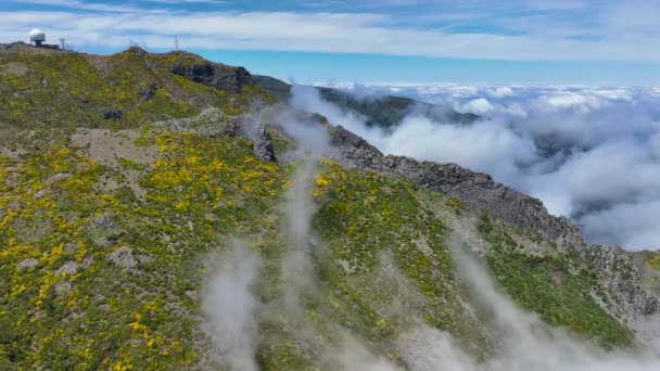 Madeira Mountain Landscape Views — Stock video