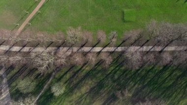 Harpenden 'deki Rothamsted Park' ın Hava Görüntüsü