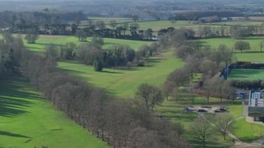 Harpenden 'deki Rothamsted Park' ın Hava Görüntüsü