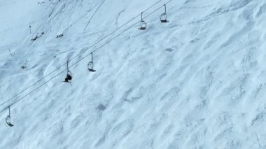 İsviçre Seddi Tehlikeli Kayak Uçağı Görünümü