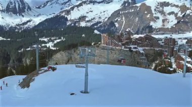 Avoriaz A Yüksek İrtifa Kayağı Fransız Alplerindeki Kayak Köyünde
