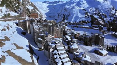 Avoriaz A Yüksek İrtifa Kayağı Fransız Alplerindeki Kayak Köyünde